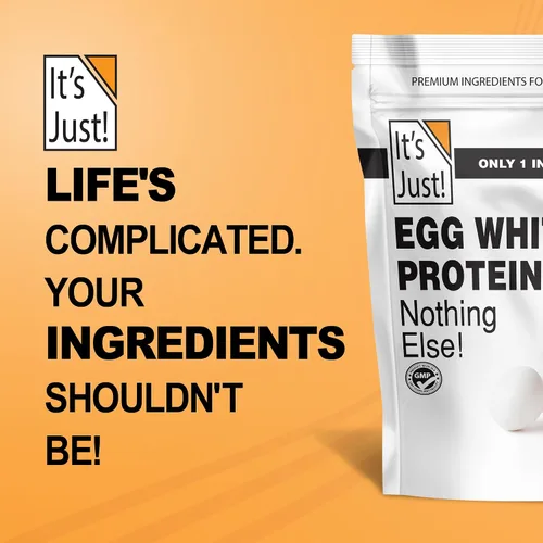 Vista 9 de It's Just! - Polvo de proteína de clara de huevo, proteína de claras de huevo secas, ingrediente para merengue, sin OGM, granjas de EE.UU.
