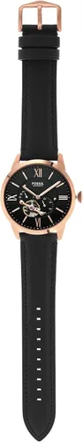 Vista 6 de Fossil Men's Townsman Automatic Stainless Steel and Leather Two-Hand Skeleton Watch