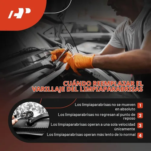 Vista 4 de Enlace de transmisión del limpiaparabrisas A-Premium