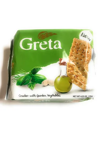 Vista 4 de Greta Galletas de verduras de jardín, 4.23 onzas, paquete de 2 nuevas