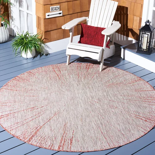 Vista 13 de Safavieh Courtyard Collection CY8893 - Alfombra decorativa para interiores y exteriores, no desprende pelusa, fácil de limpiar, 2 x 3 pies 7 beige