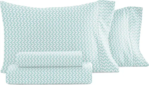 Vista 24 de Linen Market Juego de sábanas de 4 piezas tamaño matrimonial (gris claro cambray) – Duerme mejor que nunca con estas sábanas ultrasuaves y Cambray
