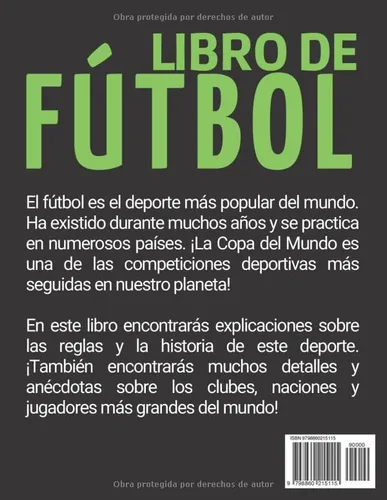 Vista 2 de Libro de Fútbol Libro de fútbol para niños de 8 a 14 años Para descubrir la historia del fútbol, las reglas, los campeonatos, la Copa del Mundo