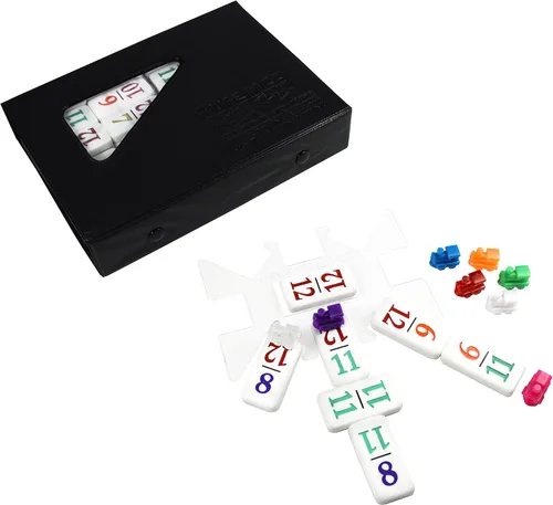 Vista 2 de Juego familiar de dominó doble número 12 para 1 a 8 jugadores, a partir de 6 años