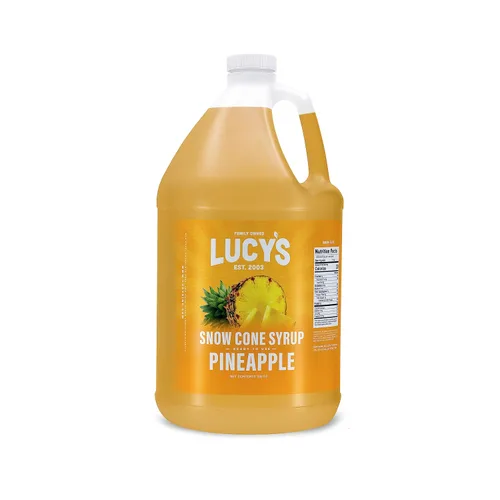 Vista 9 de Lucy's Family Owned – Jarabe para cono de nieve de raspado – 1 galón (128 onzas)