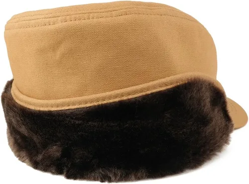 Vista 2 de Duck Work - Gorra de invierno de algodón superior con orejeras para hombre