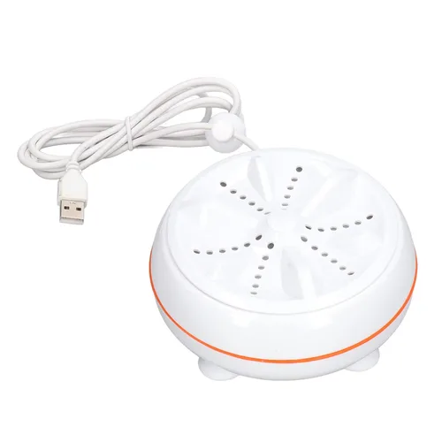 Vista 5 de Keenso Mini lavadora de la fuente de alimentación USB de la lavadora de la turbina blanca de 27W para la turbina ultrasónica portátil casera