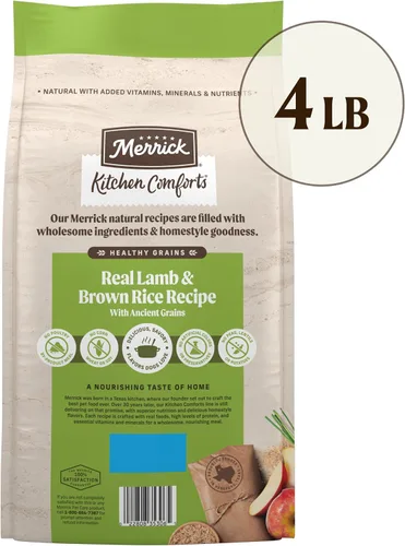 Vista 11 de Merrick - Alimento seco para perros con vitaminas y minerales añadidos para todas las razas, 4 libras, cordero