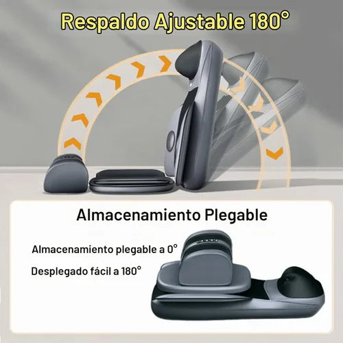 Vista 14 de Masajeador de espalda Shiatsu con calor, cojín de masaje eléctrico para el cuerpo Negro