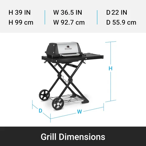 Vista 3 de BROIL KING Modelo porta-chef 14 propano líquido.