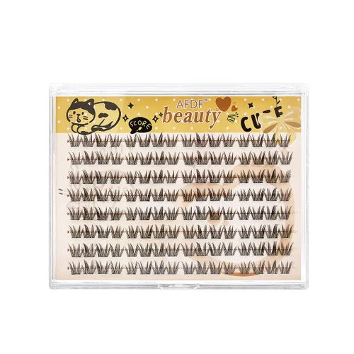 Vista 11 de Extensión de Pestañas DIY Efecto 3D Natural Individual 9/11/12mm Pestañas 80 Racimos Pestañas de Volumen Set Mixto, Extensión de Pestañas Caseras