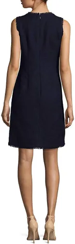 Vista 2 de Karl Lagerfeld Paris Women's Tweed Shift Dress with Pockets