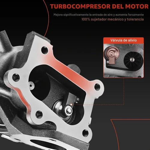 Vista 4 de A-Premium K0422-582 Kit completo de turbocompresor turbo con actuador y junta Compatible con Mazda 3 2007-2013, 6 2006-2007, CX-7 2007-2010, 2.3L