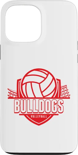 Vista 24 de Bulldogs Volleyball Back to School Spirit R Case for iPhone XR