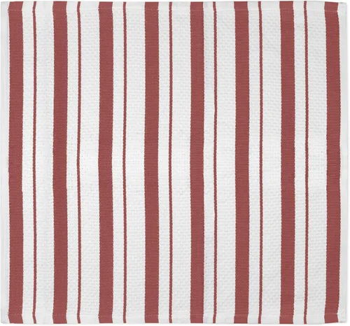 Vista 2 de MU kitchen El paño de cocina Basketweave es 100% algodón, absorbente para limpiar y secar, lavable y reutilizable, juego de 8, ladrillo