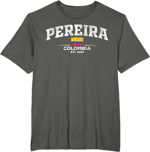 Vista 8 de Camiseta Pereira Colombia, Negro