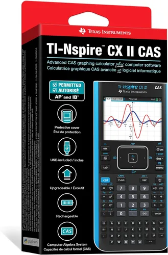 Vista 6 de Texas Instruments Calculadora gráfica de color TI-Nspire CX II CAS con software para estudiantes (PC/Mac)