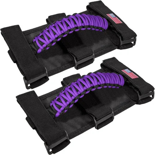 Vista 22 de Asas de agarre para Jeep Wrangler JK JKU JL JLU TJ YJ Sports Sahara Freedom Rubicon Unlimited Gladiator JT 1955-2023 UTV ATV Accesorios Premium 550