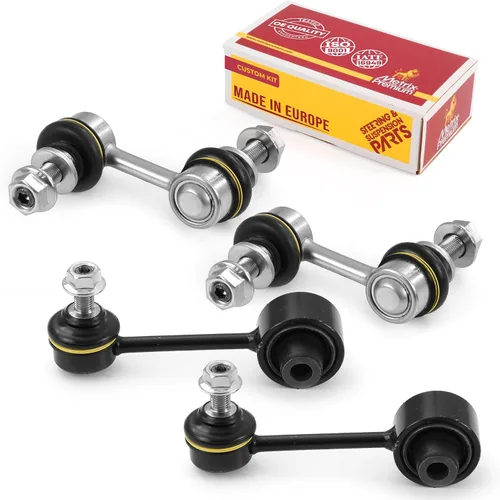 Vista 13 de Metrix Premium Chassis Parts - Kit de 4 piezas de barra estabilizadora delantera y trasera con enlace de extremo de barra estabilizadora para Ford