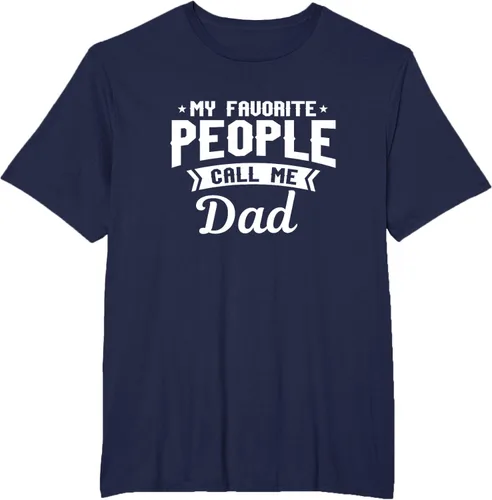 Vista 55 de My Favorite People Call Me Dad - Camiseta divertida, Negro, S