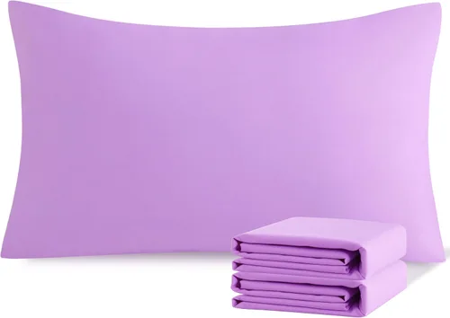 Vista 75 de NTBAY Juego de fundas de almohada estándar, paquete de 2 fundas de almohada de microfibra cepillada de 20 x 26 pulgadas, suaves, sin arrugas Aqua