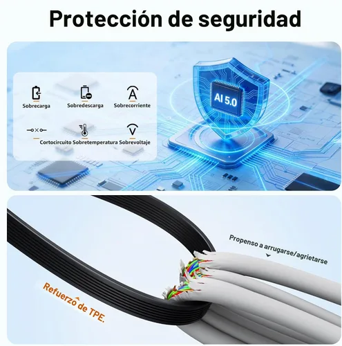 Vista 4 de ERRBBIC Cargador solar de 20000 mAh, cargador inalámbrico portátil, batería externa de carga rápida de 15 W con USB C, cargador solar de campamento