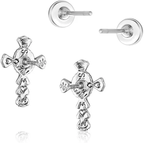 Vista 28 de Montana Silversmiths Pendientes de cruz estilo de vida occidental