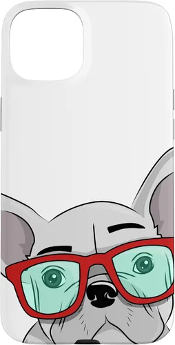 Vista 9 de French Bulldog Cute Glasses Frenchie Case for iPhone 17