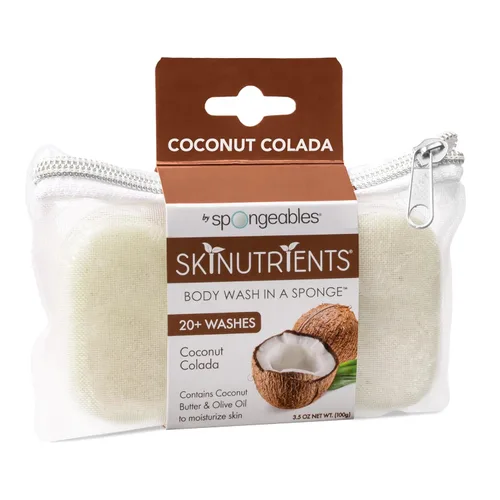 Vista 12 de Spongeables Jabón corporal en una esponja de más de 20 lavados, bayas de acai, 1 unidad