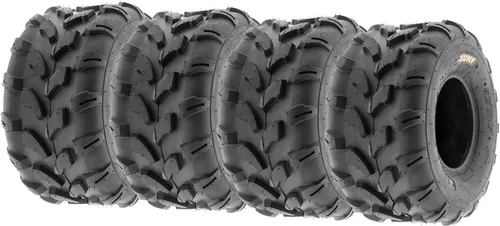 Vista 11 de SunF Juego de 4 neumáticos deportivos ATV de 18 x 7-8 UTV para cortacésped de 18 x 7 x 8, 6 capas-A003