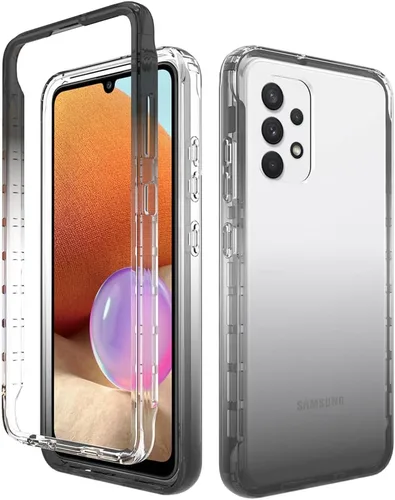 Vista 183 de Pzwoxukhov Funda para Xiaomi Poco M3 M2010J19CG M2010J19CI Caso, alta transparencia, color degradado, funda de absorción de impactos anticaída