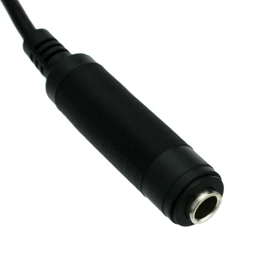 Vista 3 de CableWholesale Cable de extensión mono de 1/4 de pulgada, macho de 1/4 pulgadas a enchufe hembra de 1/4 pulgadas para instrumentos eléctricos