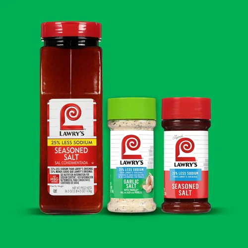 Vista 23 de Lawry's 25% menos de sal de ajo y sodio con perejil, 5.62 oz