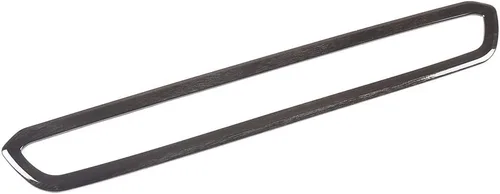 Vista 2 de ABS Material de la consola central del coche Ajuste del volumen Marco para BMW Serie 3 G20 G28 2019 2020 (grano de madera negro)