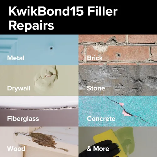 Vista 7 de J-B Weld KwikBond - Llenadora de 15 minutos, grado profesional