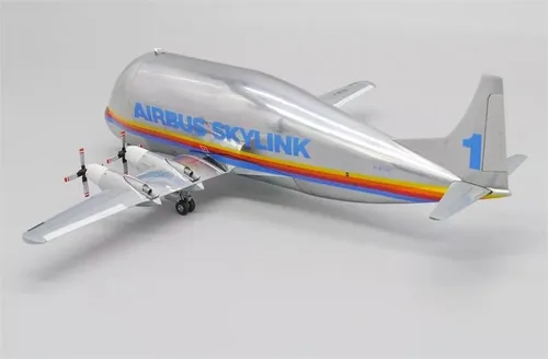 Vista 6 de Alas JC para aeronave AERO SPACELINES Super Guppy para Airbus SKYLINK 377SGT F-BTGV 1/200 DIECAST modelo preconstruido