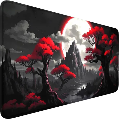 Vista 10 de Fantasy Black Lotus TCG - Tapete de juego de 24 x 14 pulgadas, tapete de juego para MTG DTCG CCG RPG Trading Card Game Mats superficie lisa juego