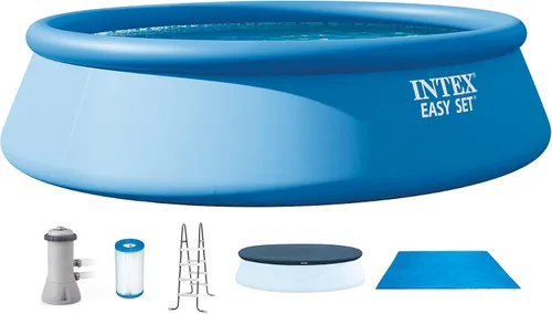 Vista 15 de INTEX 28107EH Juego de piscina inflable fácil de instalar: 8 pies x 24 pulgadas - Incluye bomba de filtro de cartucho de 330 GPH