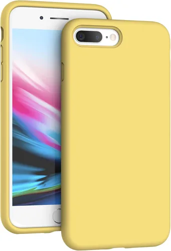 Vista 13 de Funda compatible con iPhone 8 Plus/7 Plus (5.5 pulgadas), [protección contra caídas] [arañazos] de silicona líquida a prueba de golpes, antihuellas