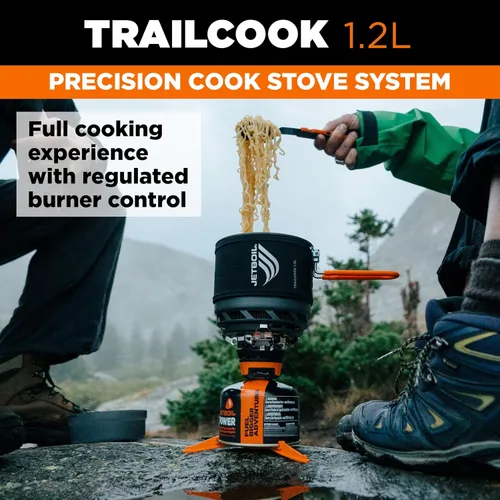 Vista 2 de Jetboil TrailCook - Sistema de cocción para estufa de camping y mochilero de 1.2L con control de calor ajustable, nuevo para 2026