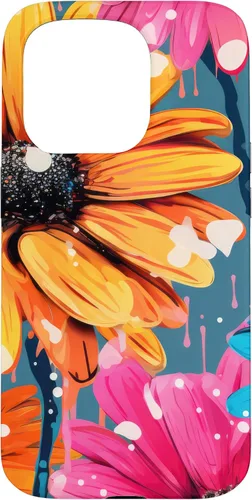 Vista 14 de Drip Gerbera Daisies Case for iPhone 17