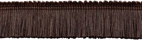 Vista 3 de 1 1/2 pulgadas de largo (1.4 in) colección Basic Solid Brocha brillante con flecos (0150SB), Bistro Beige Multicolor #PR02