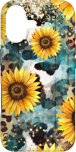 Vista 32 de Funda Boho Western de piel de vaca para iPhone 12 Pro Max
