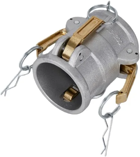Vista 6 de Tipo acoplador de aluminio del carrete de la colocación de Camlock, 2" Camlock hembra x 2" Camlock hembra