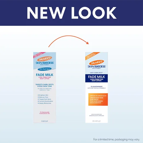 Vista 2 de Palmer's Skin Success Loción corporal, leche antimanchas oscuras (8.5 onzas) Moisturizer with Niacinamide, Fades Age Spots, Helps Uneven Skin Tone