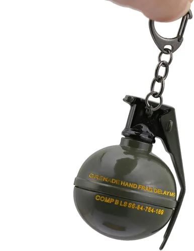 Vista 2 de PUBG Frag Grenade Llavero Verde