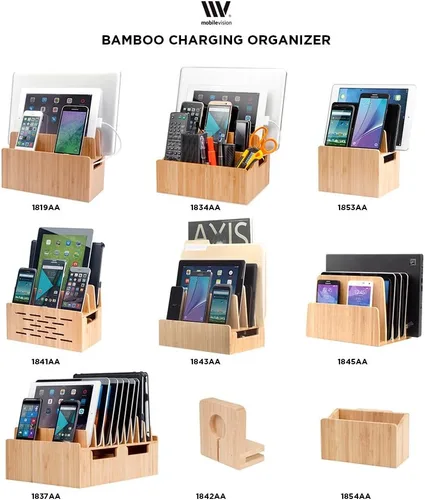Vista 7 de MobileVision organizadores y estantes de bamboo, Apple reloj solo adaptador