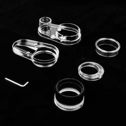 Vista 7 de FoxAlien Zapatilla Antipolvo de 69mm de Diámetro para Máquina de Router CNC, Compatible con Motor de Husillo de 52mm y Router de 65mm, Diámetro