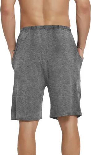 Vista 4 de JINSHI Calzoncillos tipo bóxer elásticos para hombre con bolsillos de modal ultra suave