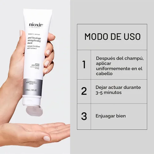 Vista 5 de NIOXIN Density Defend Anti-Breakage Strengthening Mask For Damaged Hair